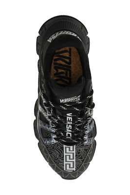 Pre-owned Versace Sneakers Trigreca Man Sz.7 Eur.40 Dsu8094d18tcg Multi D4192 In Multicolor