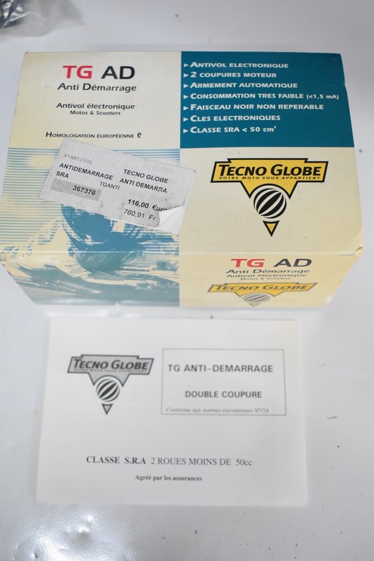 Anti DéMarrage Tecno Globe  Moto & Scooter