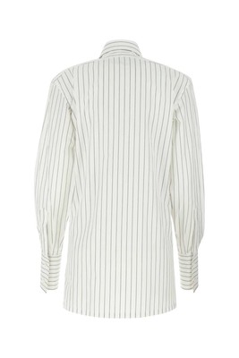 Pre-owned Maison Margiela Embroidered Poplin Shirt In 001f