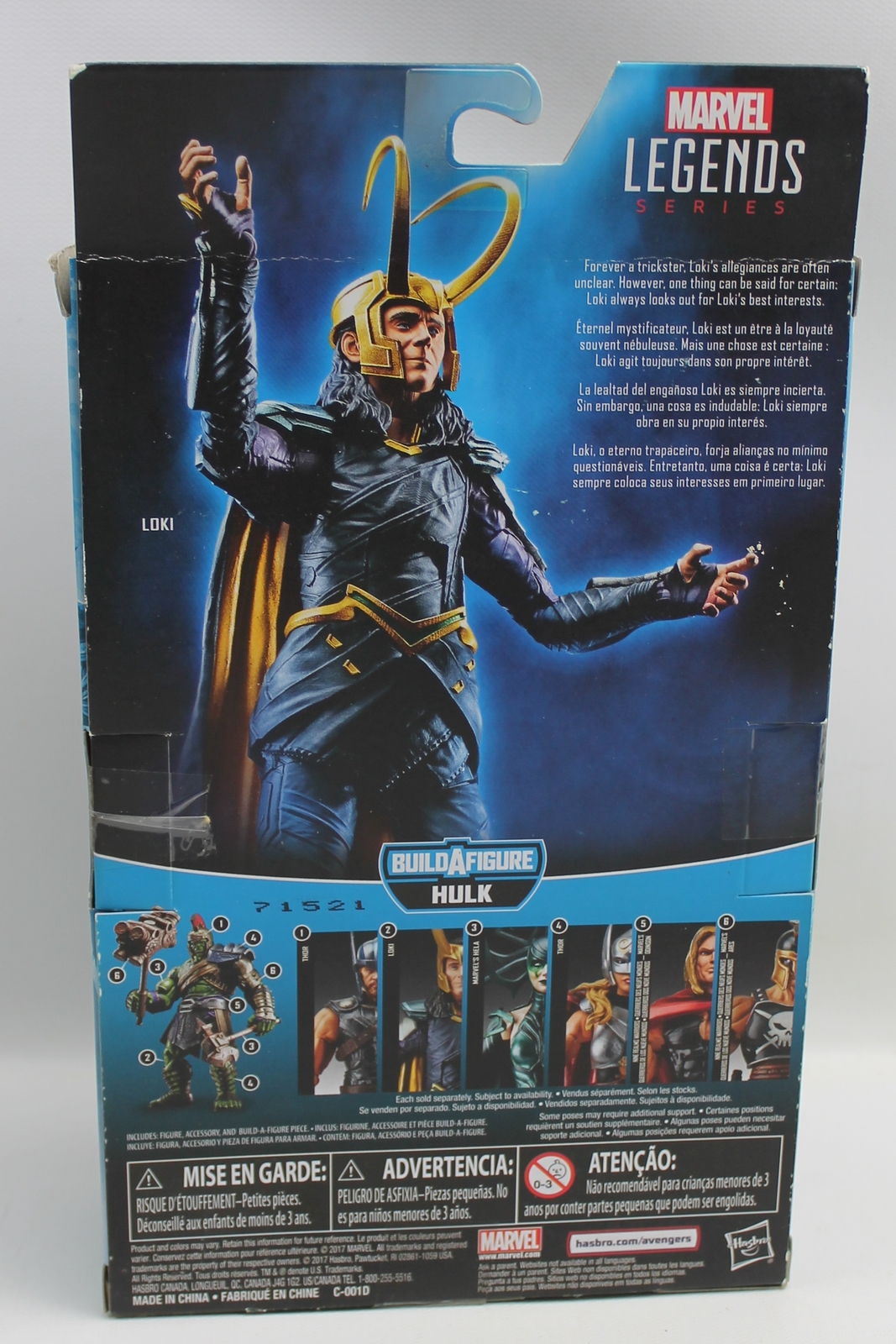 Marvel Legends Series Thor Ragnarok Loki Action Figure