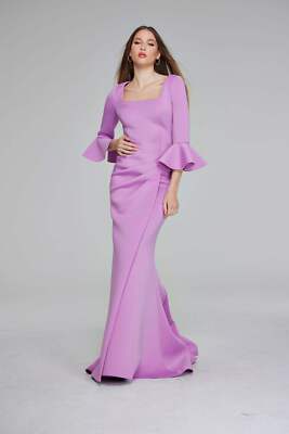 Pre-owned Jovani 42579 Evening Dress Lowest Price Guarantee Authentic In Lilac