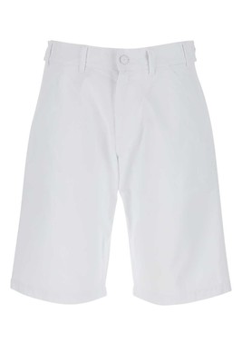 Raf Simons White Denim Bermuda Shorts 52 IT