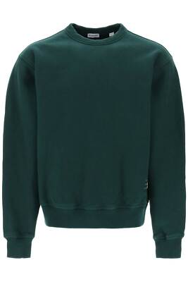 Pre-owned Burberry Sweatshirt Crew Neck Oversize 8081222 Green Sz.l B8636
