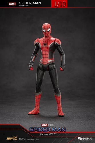 ZD Toys Marvel Avengers 1/10 Spiderman Upgraded Suit No Way