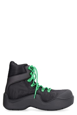 Pre-owned Bottega Veneta Puddle Bomber Ankle Boots In Black