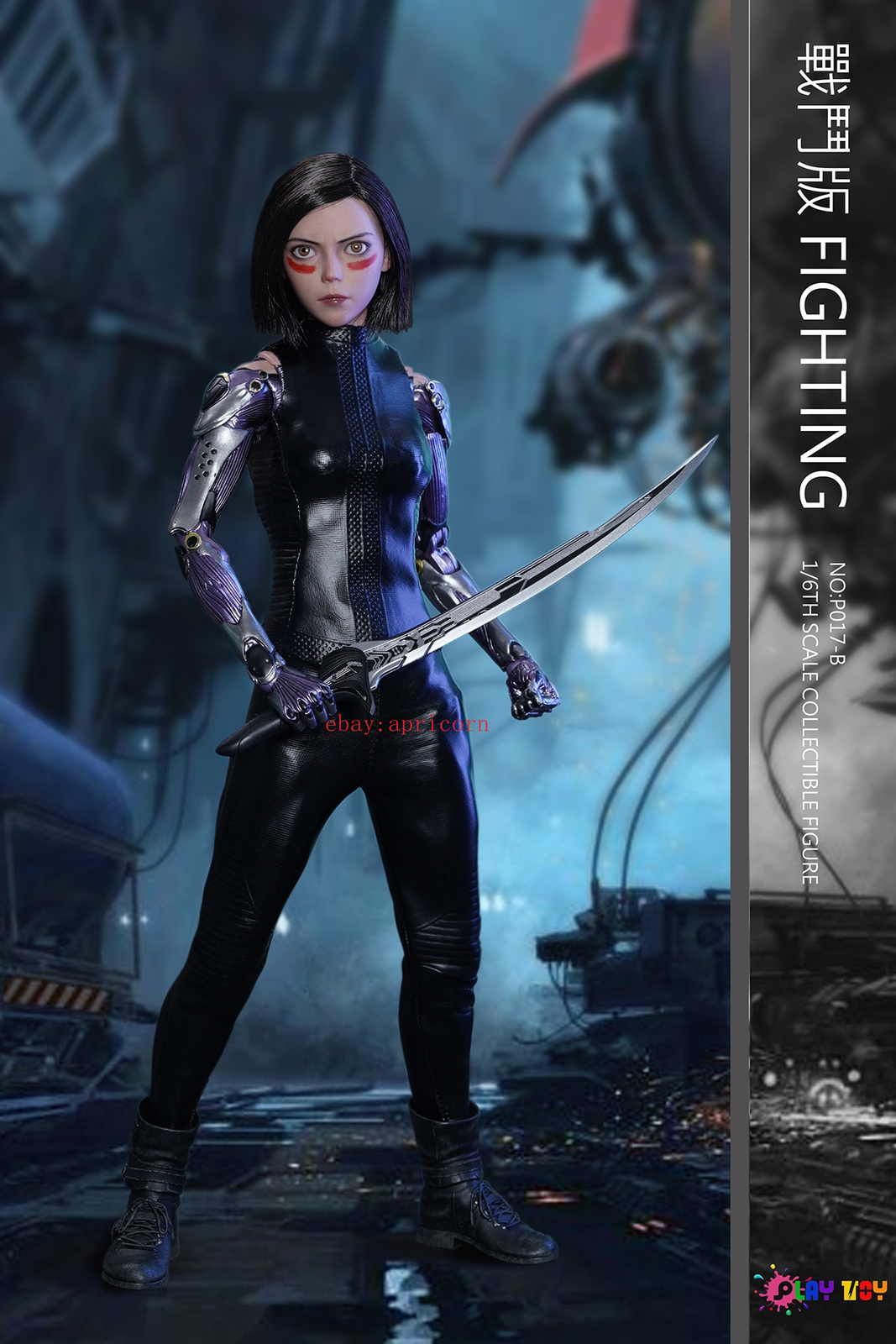 PLAY TOY Alita：Battle Angel 1/6 Action Figure Model