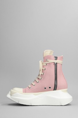 Pre-owned Drkshdw Abstract Sneakers In Rose-pink Cotton