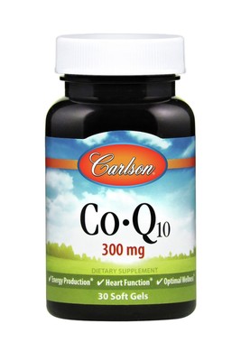 Carlson Laboratories CoQ10 300 мг 30 мягких таблеток