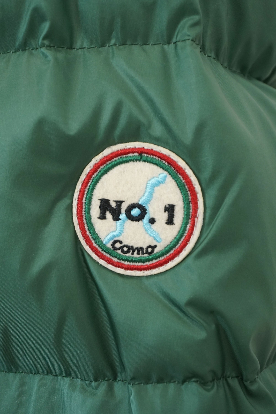 COMO COMO NO.1 JACKE DAUNENJACKE FERRARA 316 GR.L GRÜN UNI NEU 1