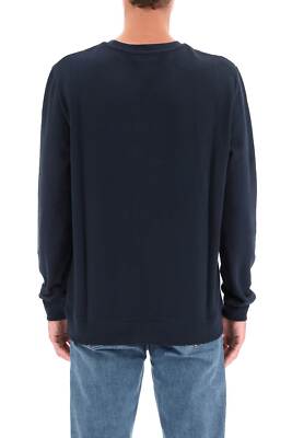 Pre-owned Apc A.p.c. Sweatshirt Logo V.p.c. Flock Cofaxh27378 Blu Sz.s Iak In Blue