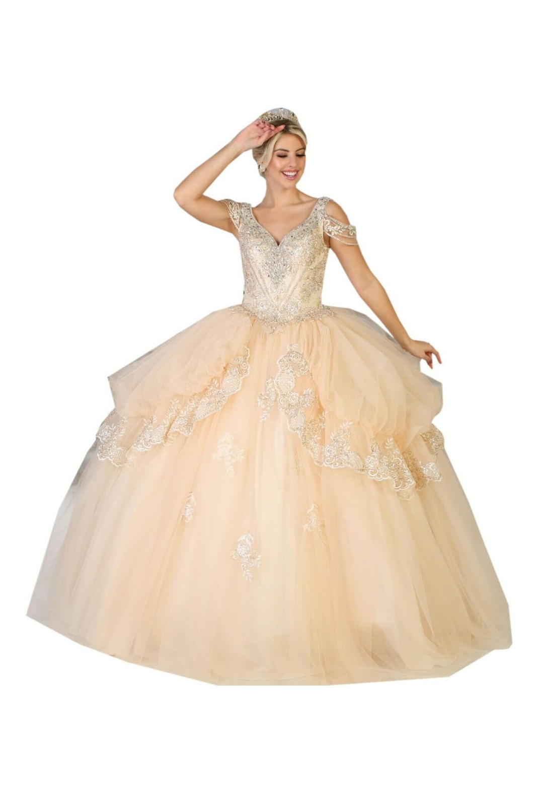 Pre-owned Designer Corset Quinceanera Dress In Red