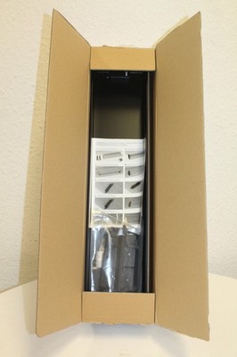 boho office Kabelwanne – Schwarz 57 cm aus Metall - beidseitig klappbare Neu Re