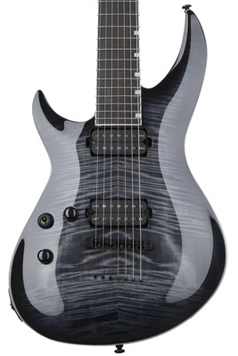 ESP LTD H3-1007 Baritone Left-handed Electric Guitar - See-Thru Black Sunburst