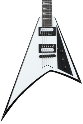 Jackson Rhoads JS32T - White with Black Bevels