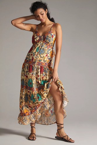 Anthropologie★Love The Label x Liberty London Maxi Dress Love The Label x Liberty London Penida Ruffle Maxi Dress