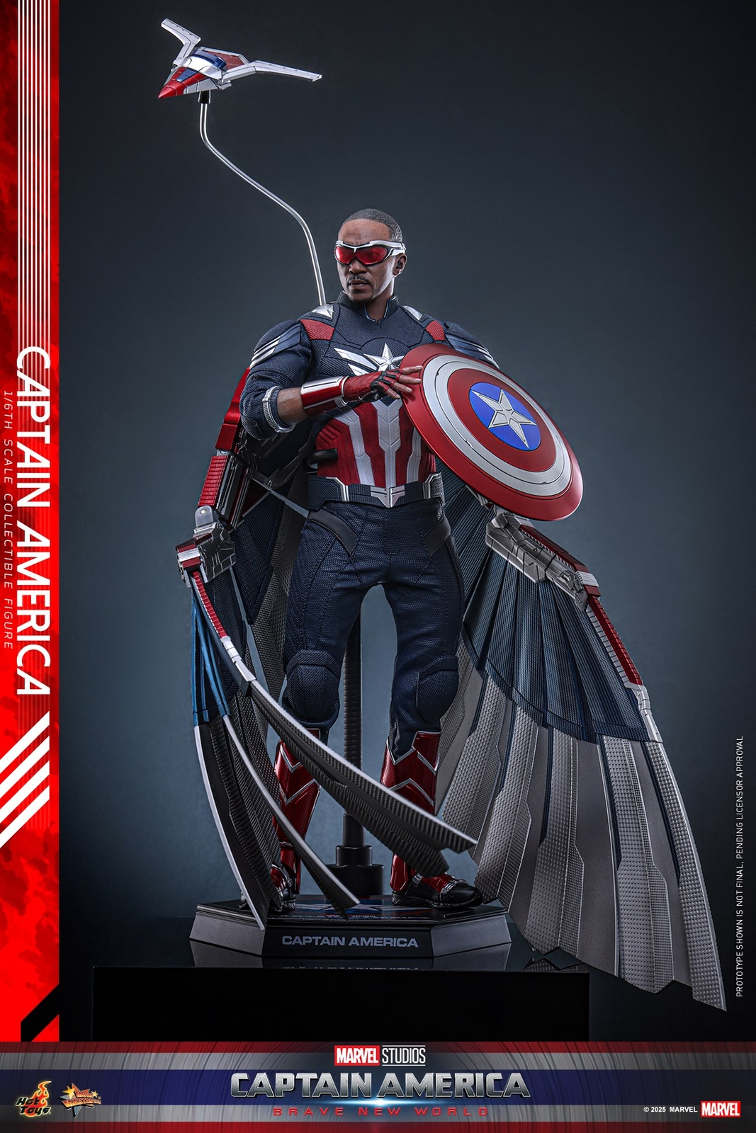 ホットトイズ MMS779 キャプテン・アメリカCaptain America Ready! New Hot Toys MMS779 Brave New World Captain America 1