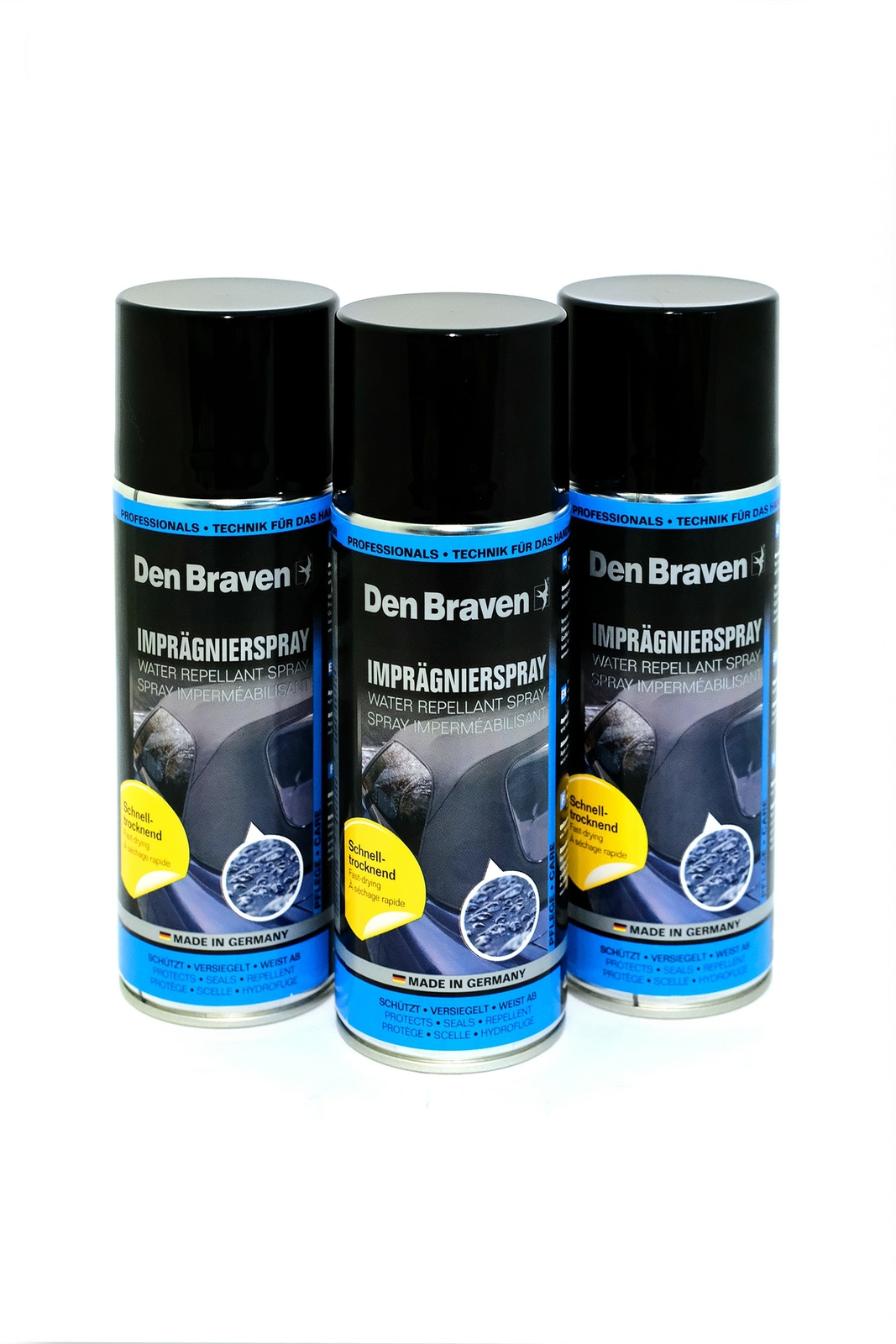 Imprägnierspray 12,42€/L 3x400ml Textilschutz Cabrioverdeck Spray Zelt Boot