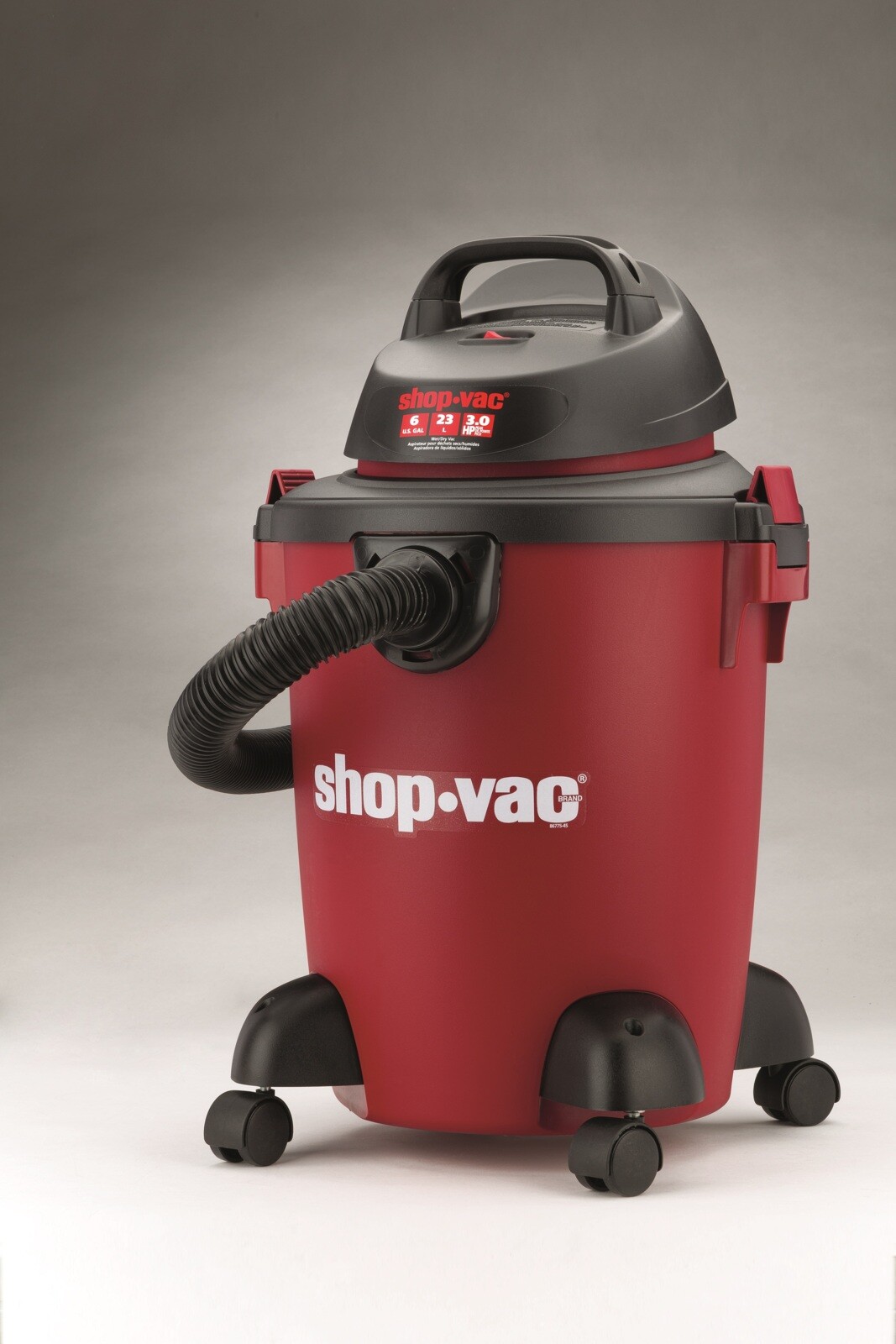Shop-Vac 6 Gallon 3.0 Peak HP Wet / Dry Vacuum with Accessories and Casters