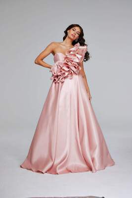 Pre-owned Jovani 40796 Evening Dress Lowest Price Guarantee Authentic In Blush