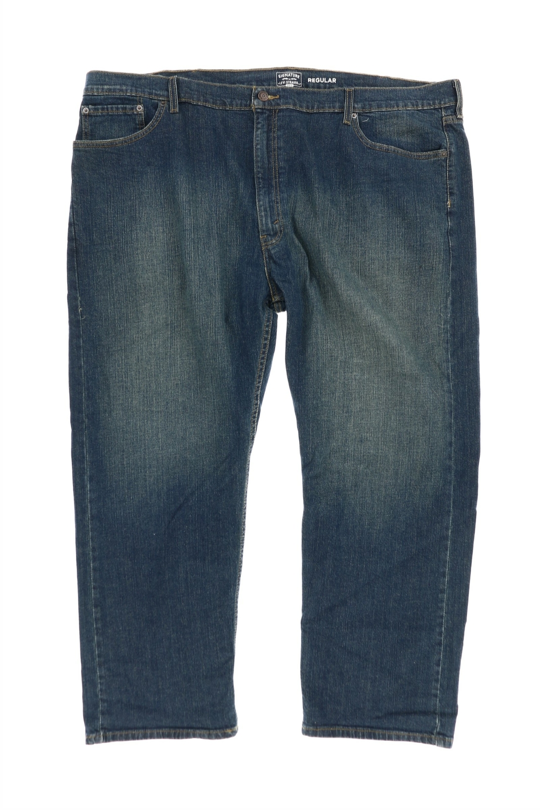 Signature by Levi Strauss & Co. 162344 Mens Cotton Blend Regular Jeans Size 48