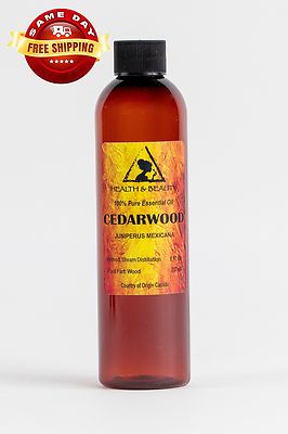 CEDARWOOD ESSENTIAL OIL ORGANIC AROMATHERAPY 100% PURE NATURAL 8 OZ