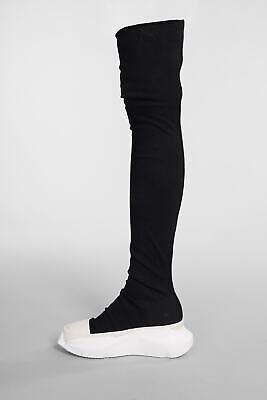 Pre-owned Drkshdw Abstract Stockings Sneakers In Black Cotton 40 It