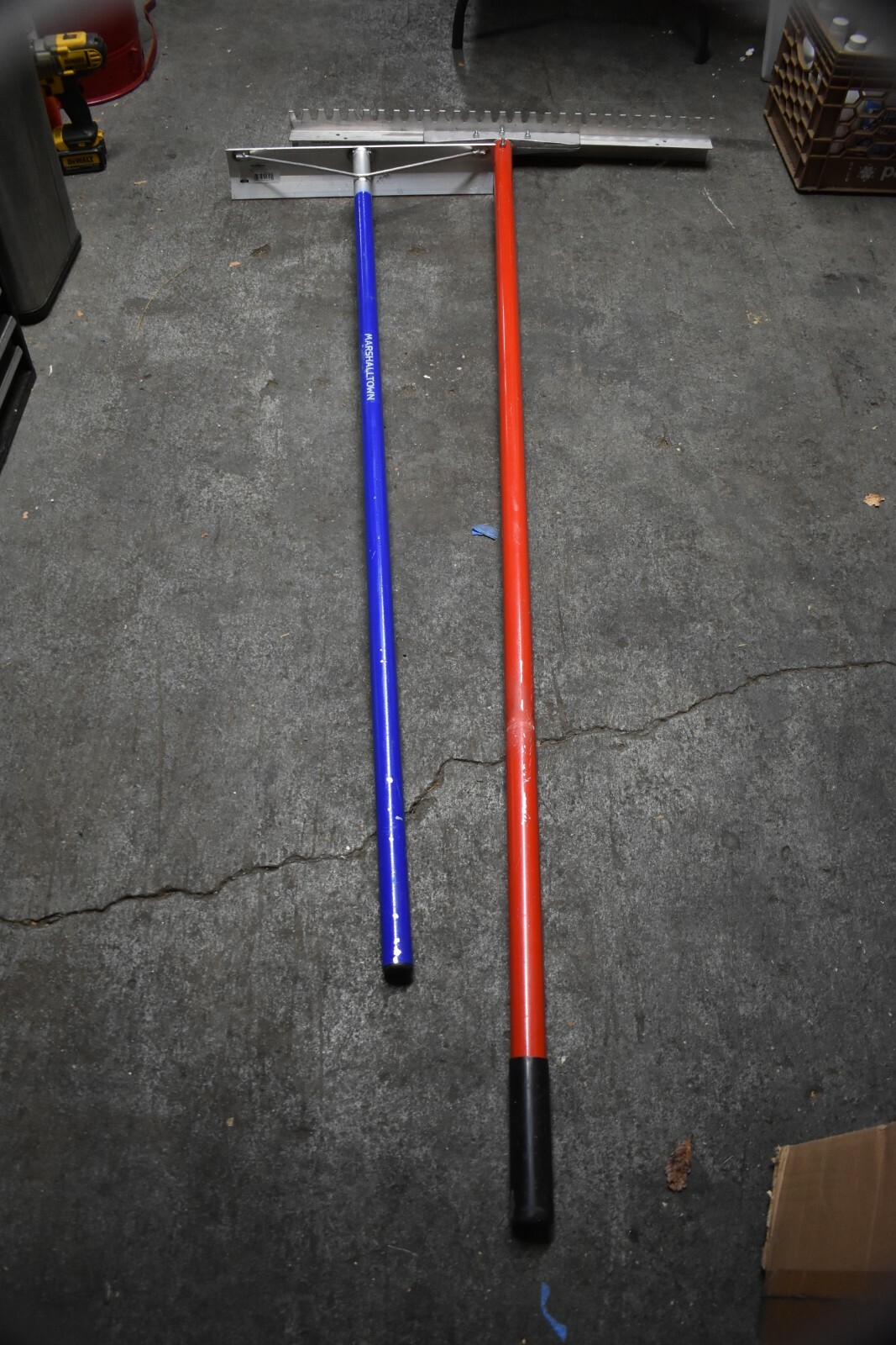 NO SHIPPING Marshalltown Placer - 32" Asphalt Lute -18" Heavy Duty Rake SET OF 3