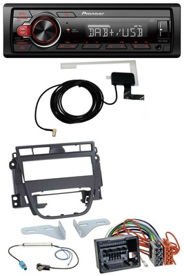 Pioneer 1DIN MP3 DAB USB AUX Autoradio für Opel Meriva B (ab 2010)