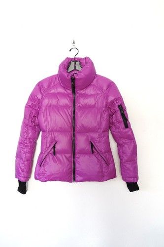 Sam new york Women's puffer Down jacket Pink Berry Size M | eBay