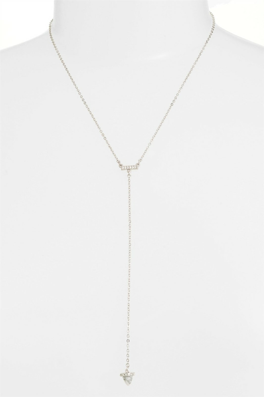 Rebecca Minkoff 124517 Women's Acorn Crystal Y-Necklace