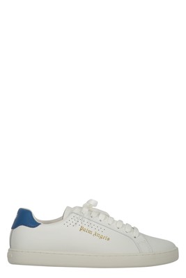 Pre-owned Palm Angels Tennis Leather Sneakers In White