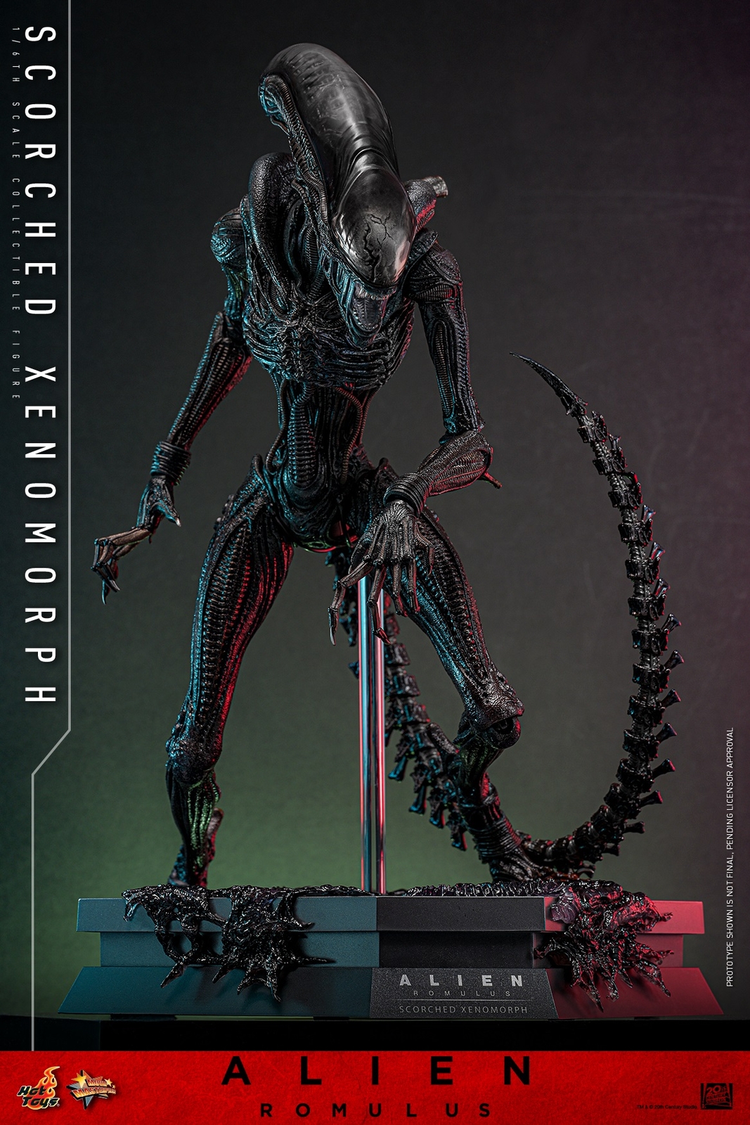 ALIEN: ROMULUS Scorched Xenomorph フィギュア Scorched Xenomorph Sixth Scale Figure by Hot Toys | Sideshow