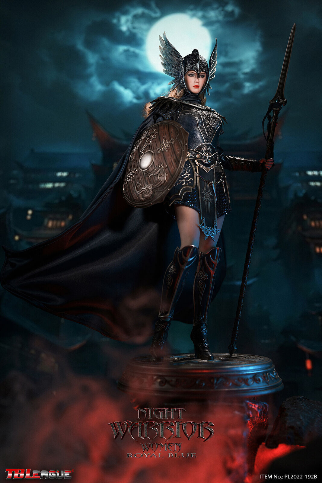 TBLeague PL2022-192A Night Warrior Women Royal Black 1/6