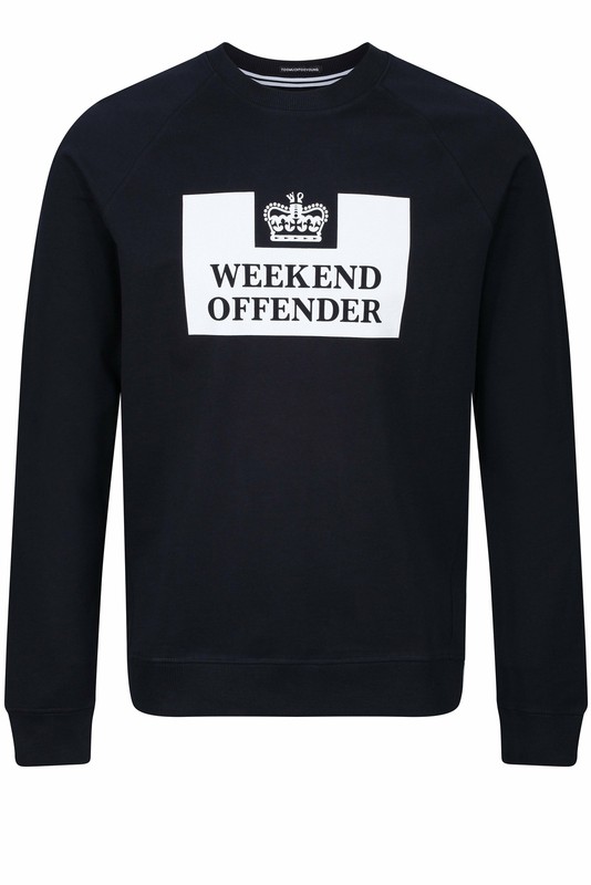 weekend offender black jumper