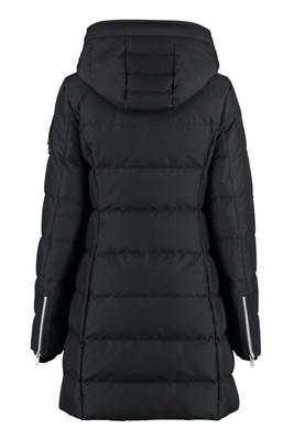 Pre-owned Moose Knuckles Berland Hooded Parka Xs In Black