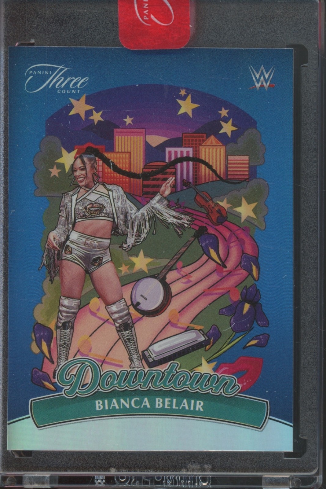 2024 Panini Three Count WWE Downtown #10 Bianca Belair SP Case Hit