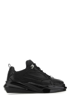 Pre-owned Alyx 1017  9sm Black Leather Hiking Sneakers
