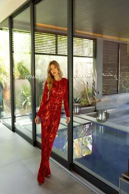 Pre-owned Primavera Couture Primavera 4173 Evening Dress Lowest Price Guarantee Authentic In Black