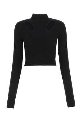Pre-owned Dion Lee Black Viscose Blend Top