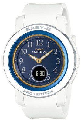 Pre-owned Casio [] Baby Watch  Watch 50th Anniversarymodel White Bga-s290ss-2ajr