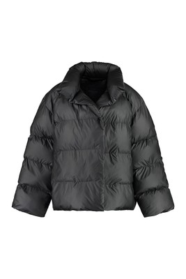 Pre-owned Balenciaga Wrap Oversize Puffer Jacket In Black