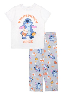 Женский пижамный комплект Disney Stitch Pumpkin Spice
