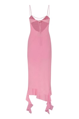 Pre-owned Acne Studios Frill Dress In Pink