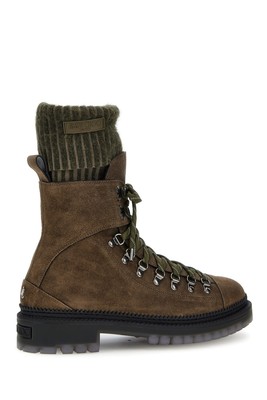 Pre-owned Jimmy Choo Stivali In Umber