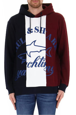 Pre-owned Paul & Shark Paul&shark Multicolor Hoodie 13311896 Sl2126 In Multicolour