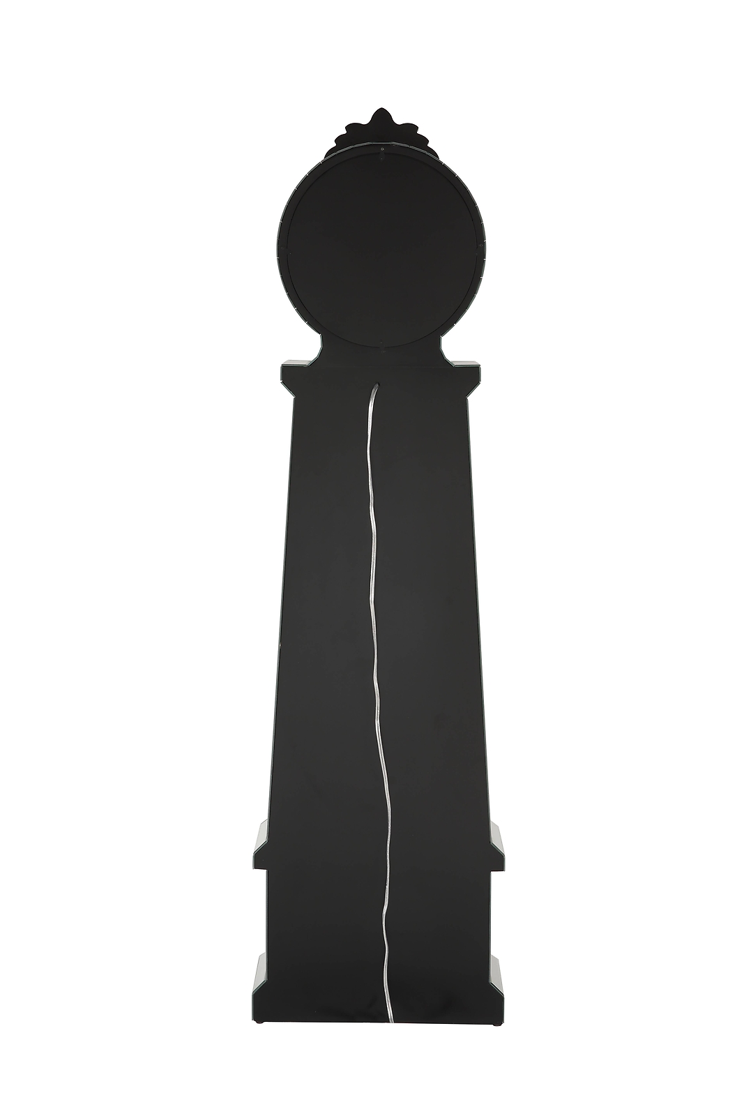 ACME Noralie GRANDFATHER CLOCK W/LED Mirrored & Faux Diamonds