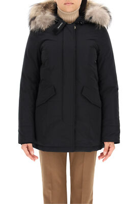Pre-owned Woolrich Luxury Arctic Parka With Murmasky Fur In Black