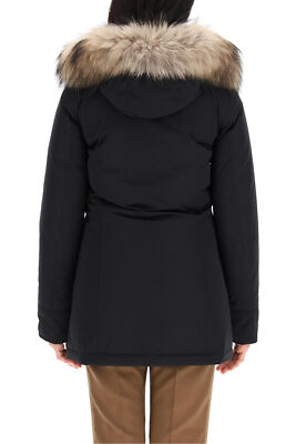 Pre-owned Woolrich Luxury Arctic Parka With Murmasky Fur In Black