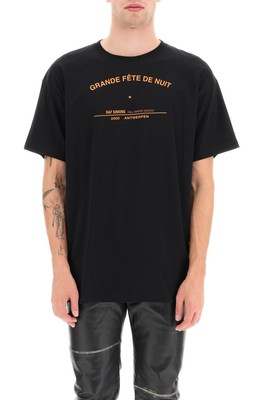 RAF SIMONS T-SHIRT RAF SIMONS MEN SIZE L 222M104 99 BLACK