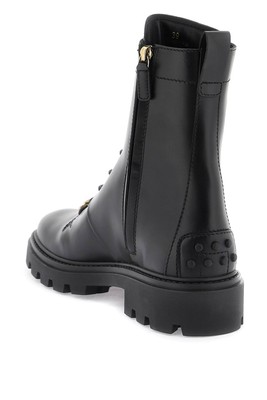 Pre-owned Tod's Leather Ankle Boots In Black